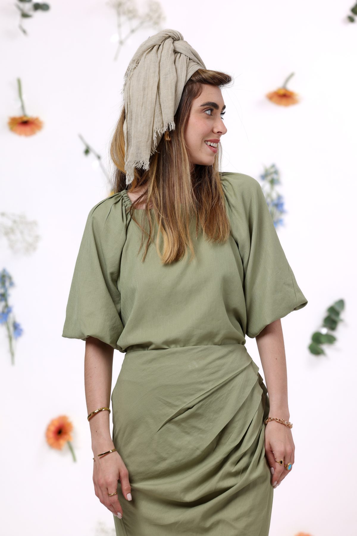 ⁦חולצת בל ירוקה⁩ – תמונה ⁦6⁩