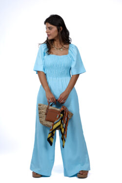 אוברול וינטג׳ תכלת (סמפל)