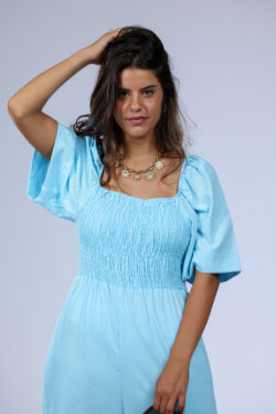 ⁦אוברול וינטג׳ תכלת (סמפל)⁩ – תמונה ⁦6⁩