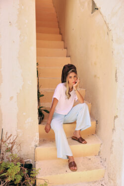 מכנס ראשית תכלת (עם מכנסון)