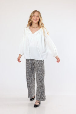 מכנס ארבל מנומר