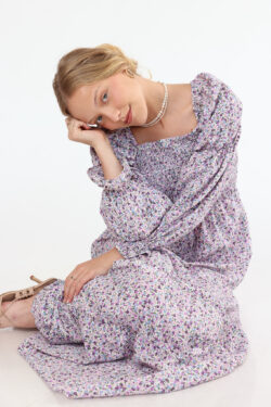 ⁦שמלת נריה גווני חום⁩ – תמונה ⁦14⁩