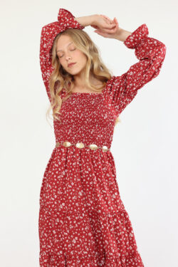 ⁦שמלת נריה בורדו⁩ – תמונה ⁦4⁩