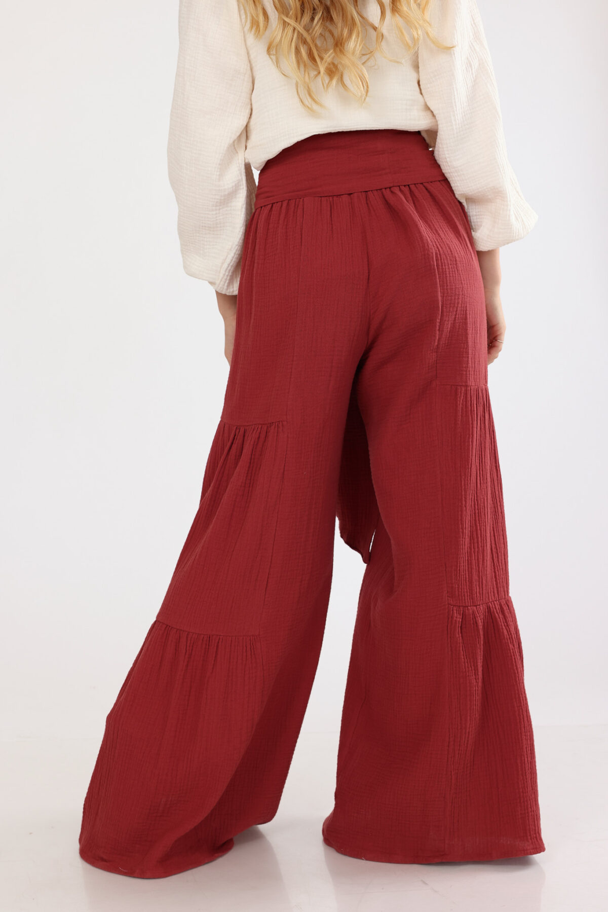 ⁦מכנס אמילי בורדו⁩ – תמונה ⁦7⁩