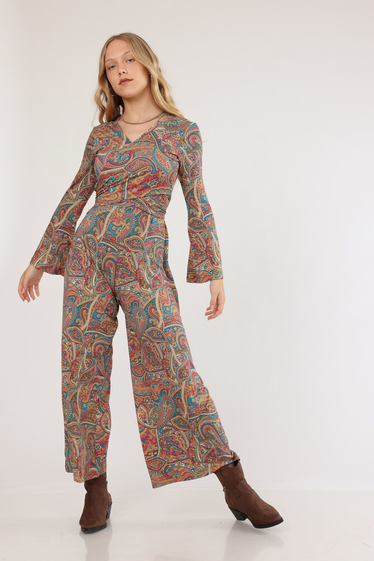 ⁦אוברול מעטפת נריה חום⁩ – תמונה ⁦3⁩