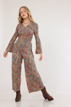 ⁦אוברול מעטפת נריה חום⁩ – תמונה ⁦3⁩