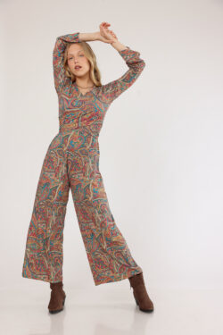 ⁦אוברול מעטפת נריה חום⁩ – תמונה ⁦2⁩