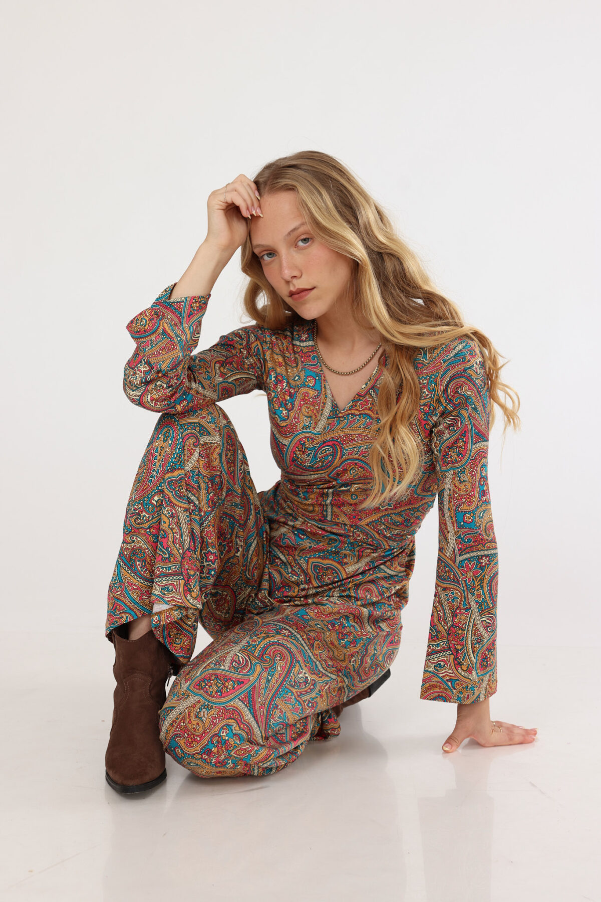 ⁦אוברול מעטפת נריה חום⁩ – תמונה ⁦5⁩