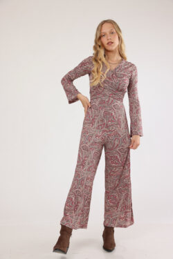 ⁦אוברול מעטפת נריה בורדו⁩ – תמונה ⁦4⁩