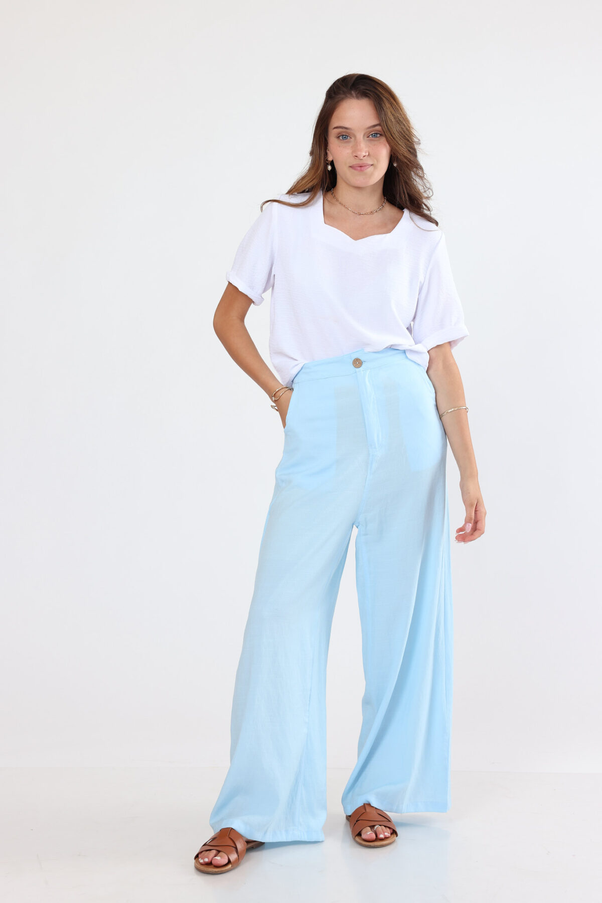 ⁦מכנס ראשית תכלת (עם מכנסון)⁩ – תמונה ⁦2⁩