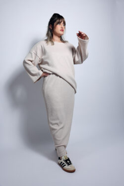 ⁦חולצת סריג אבן⁩ – תמונה ⁦4⁩