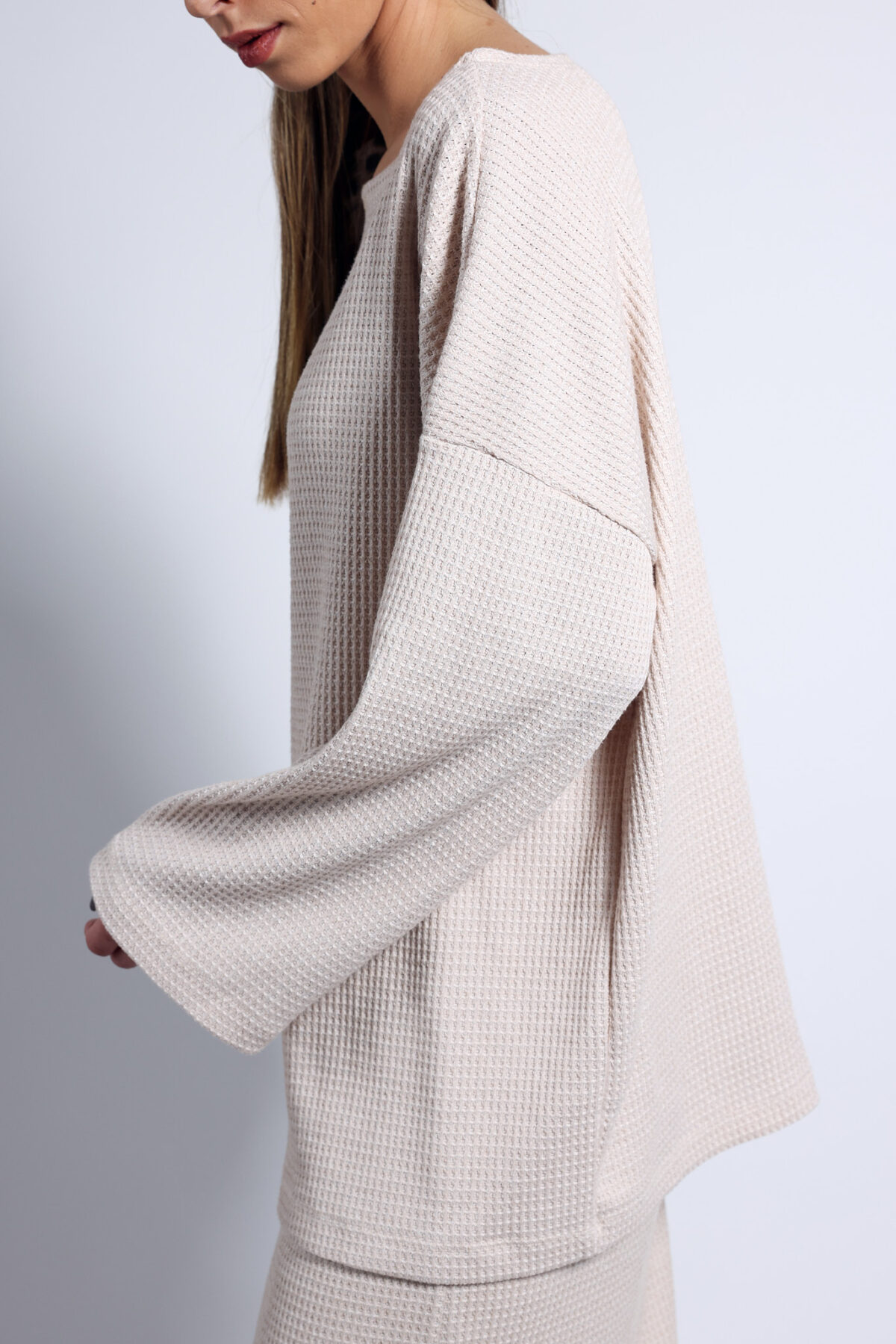 ⁦חולצת סריג אבן⁩ – תמונה ⁦7⁩