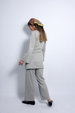 ⁦טוניקת קשירה בז׳⁩ – תמונה ⁦3⁩