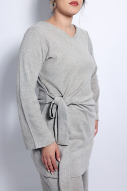 ⁦טוניקת קשירה בז׳⁩ – תמונה ⁦8⁩