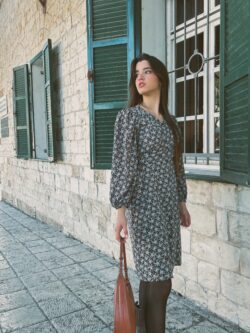 שמלת מעטפת נינה פרחונית