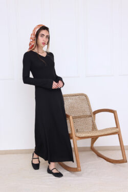 ⁦שמלת אמונה שחורה⁩ – תמונה ⁦3⁩