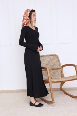 ⁦שמלת אמונה שחורה⁩ – תמונה ⁦4⁩