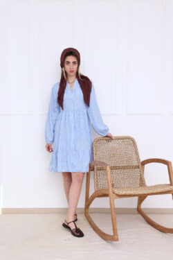 שמלת קומות פסים