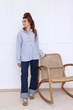 ⁦מכנס ג׳ינס כהה⁩ – תמונה ⁦5⁩