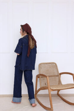 ⁦מכנס ג׳ינס כהה⁩ – תמונה ⁦8⁩