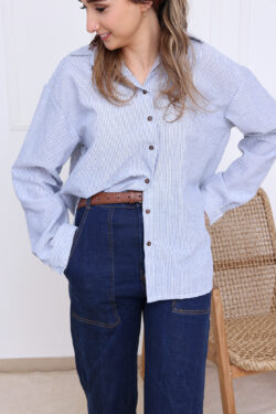 ⁦מכנס ג׳ינס כהה⁩ – תמונה ⁦3⁩