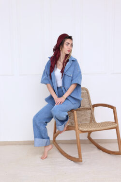 ⁦מכנס ג׳ינס בהיר⁩ – תמונה ⁦2⁩