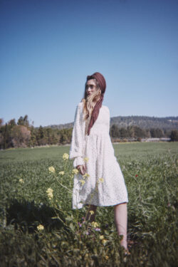 ⁦שמלת שושנה פרחוני צבעוני⁩ – תמונה ⁦9⁩