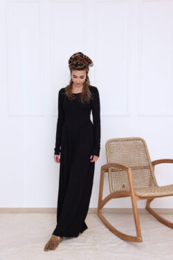 ⁦אוברול שחר שחור⁩ – תמונה ⁦8⁩