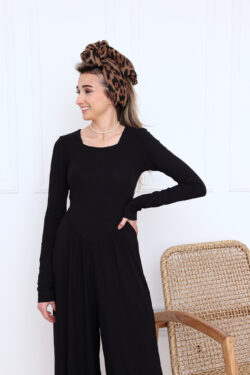 ⁦אוברול שחר שחור⁩ – תמונה ⁦6⁩