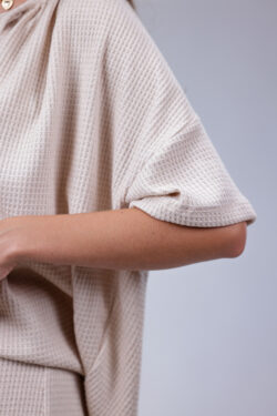 ⁦חולצת סריג נינה אבן⁩ – תמונה ⁦2⁩