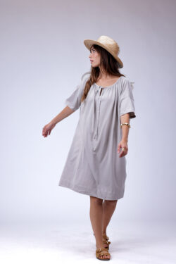 ⁦שמלת מלי סריג אבן⁩ – תמונה ⁦5⁩