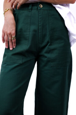 ⁦מכנס ג׳ינס ירוק⁩ – תמונה ⁦3⁩