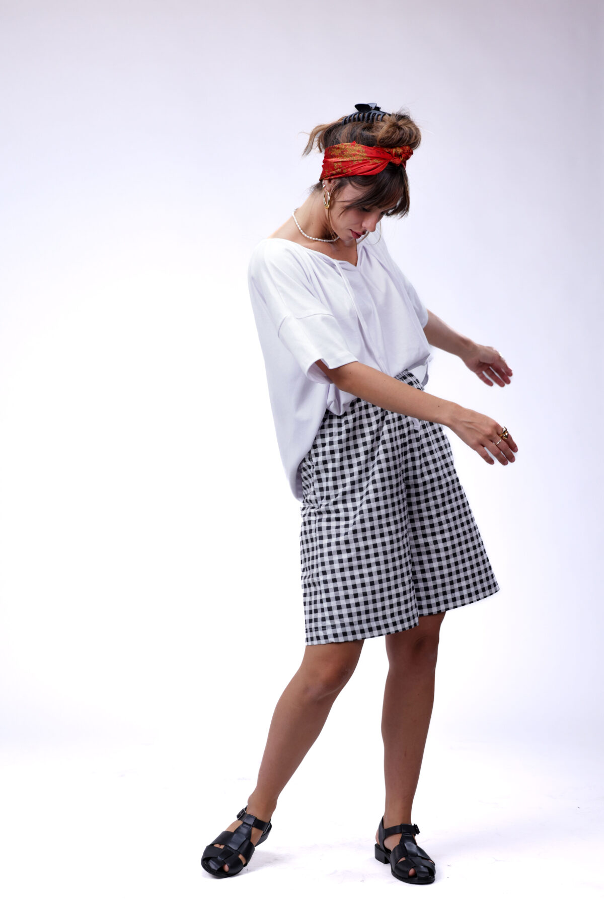 ⁦מכנס אמילי משבצות⁩ – תמונה ⁦7⁩