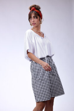 ⁦מכנס אמילי משבצות⁩ – תמונה ⁦3⁩