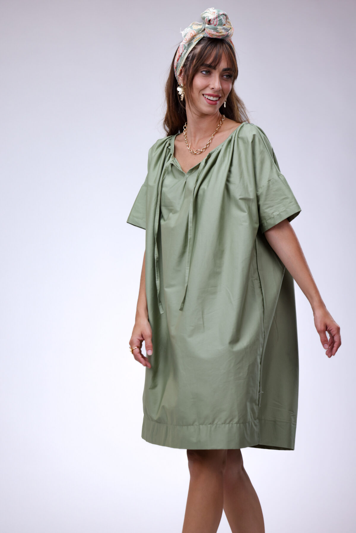 ⁦שמלת מלי ירוקה⁩ – תמונה ⁦2⁩