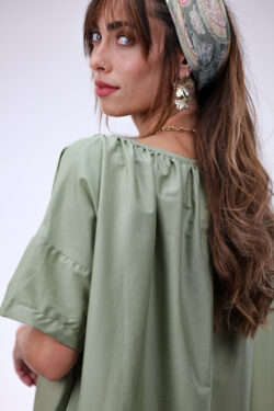 ⁦שמלת מלי ירוקה⁩ – תמונה ⁦5⁩