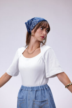 חולצת היילי לבנה